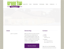 Tablet Screenshot of greentopgrocery.com